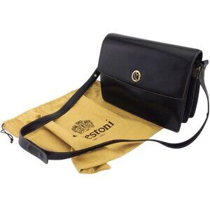 a.testoni Shoulder Bag black Women Authentic secondhand
